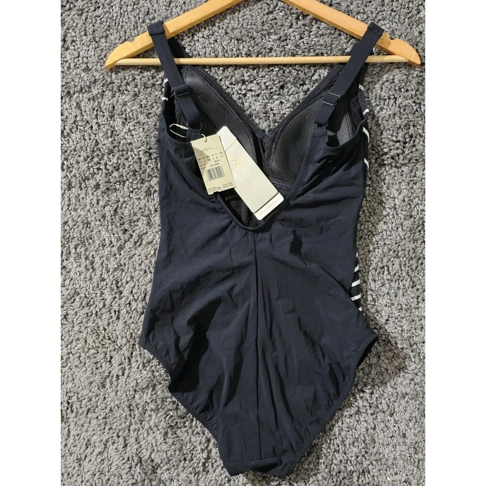 Gottex EE158R Embrace V-Neck Surplice One Piece Swimsuit Size 6